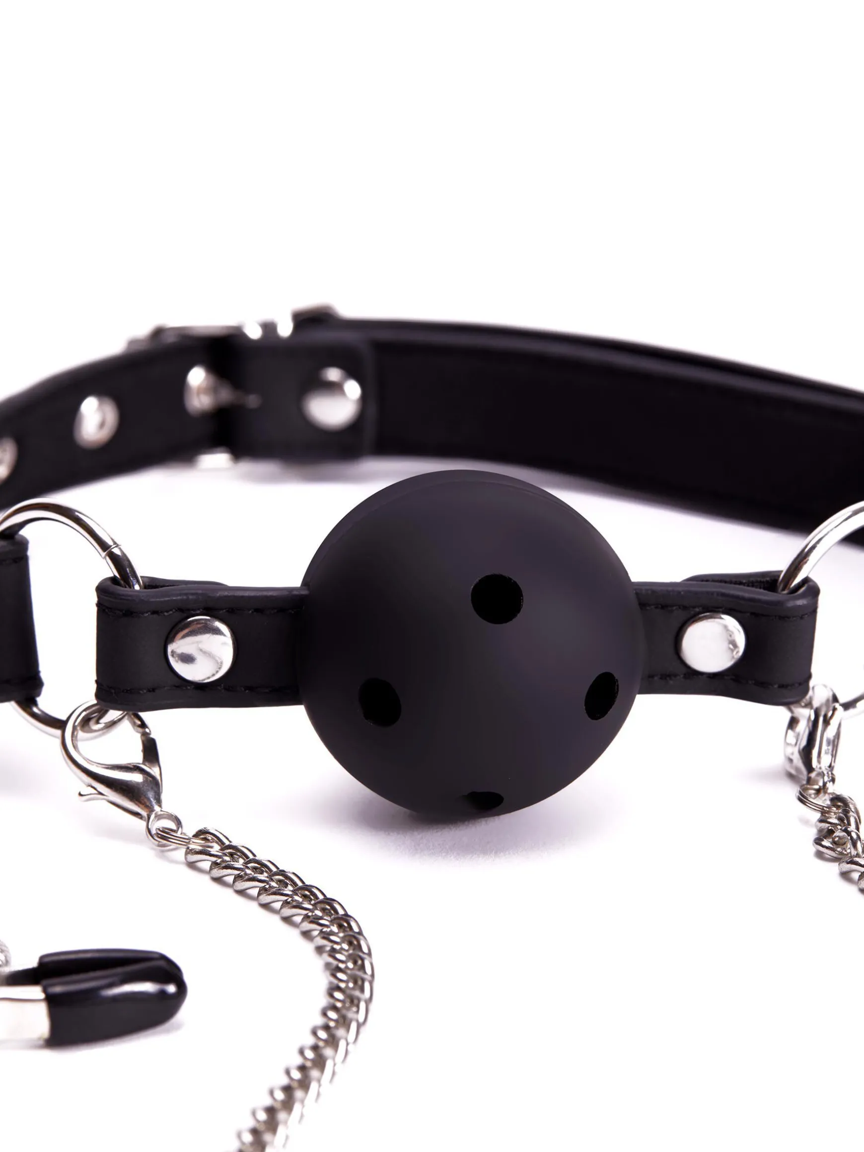 Adjustable Ball Gag & Nipple Clamps