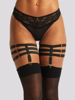 Adjustable Leg Harness - Black