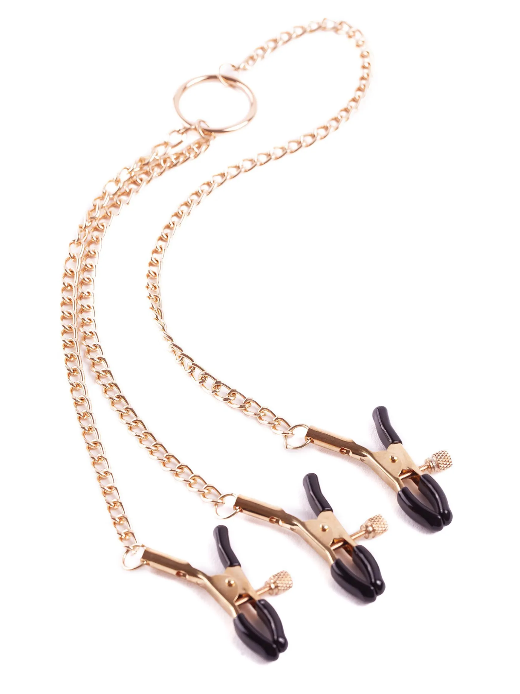Adjustable Nipple & Clit Clamp Chain