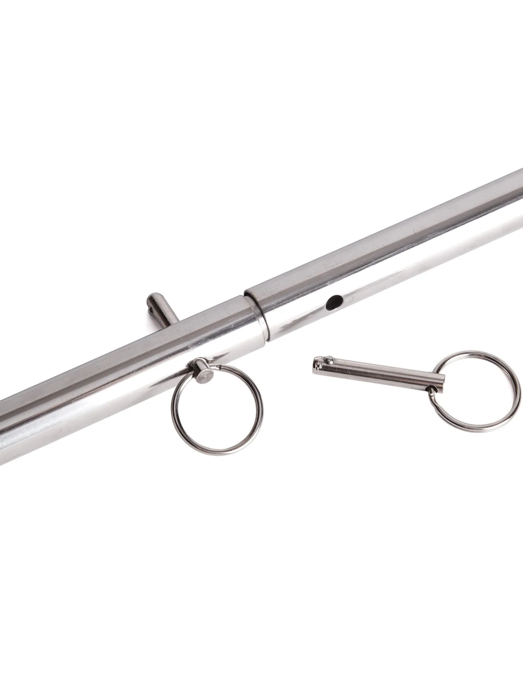 Adjustable Spreader Bar with Faux Leather Cuffs