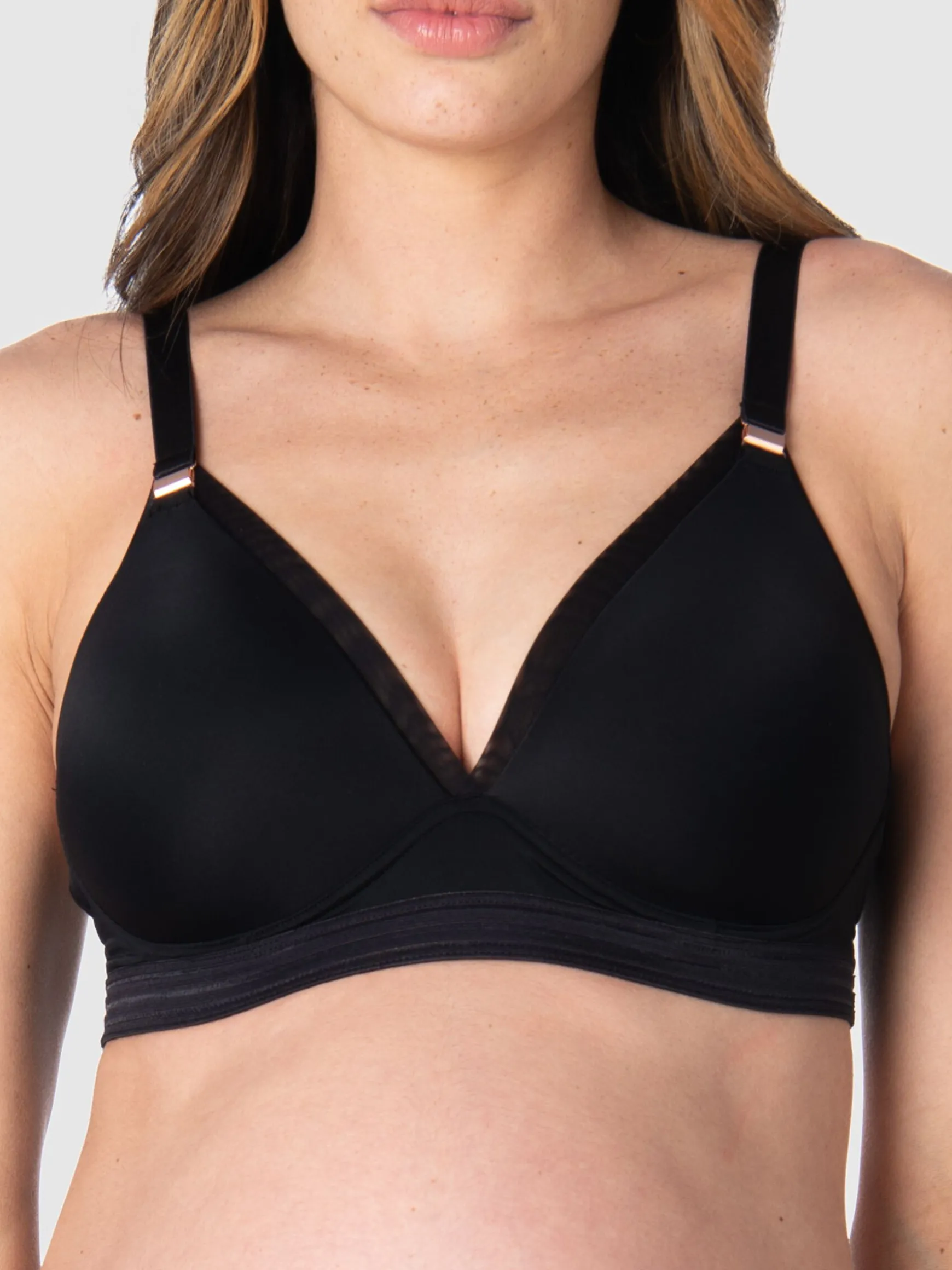 Ambition T-Shirt Nursing Bra - Black