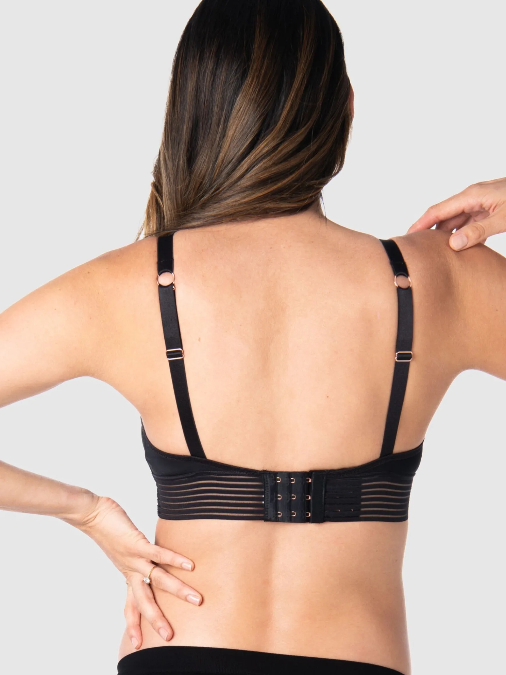 Ambition T-Shirt Nursing Bra - Black