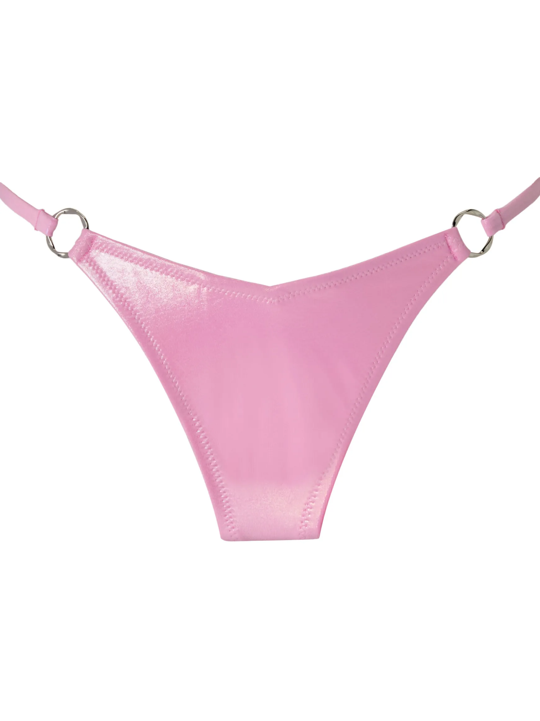 Bahamas Paradise Brazilian Bikini Bottoms - Pale Pink