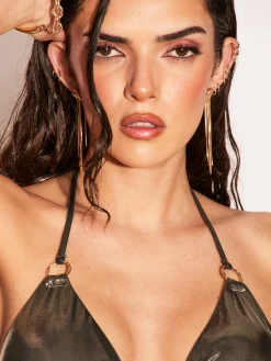 Bahamas Paradise Triangle Bikini Top - Bronze