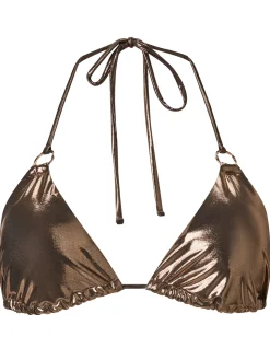 Bahamas Paradise Triangle Bikini Top - Bronze