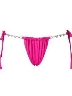 Beachy Bombshell Tie Side Cheekini Bikini Bottom - Pink