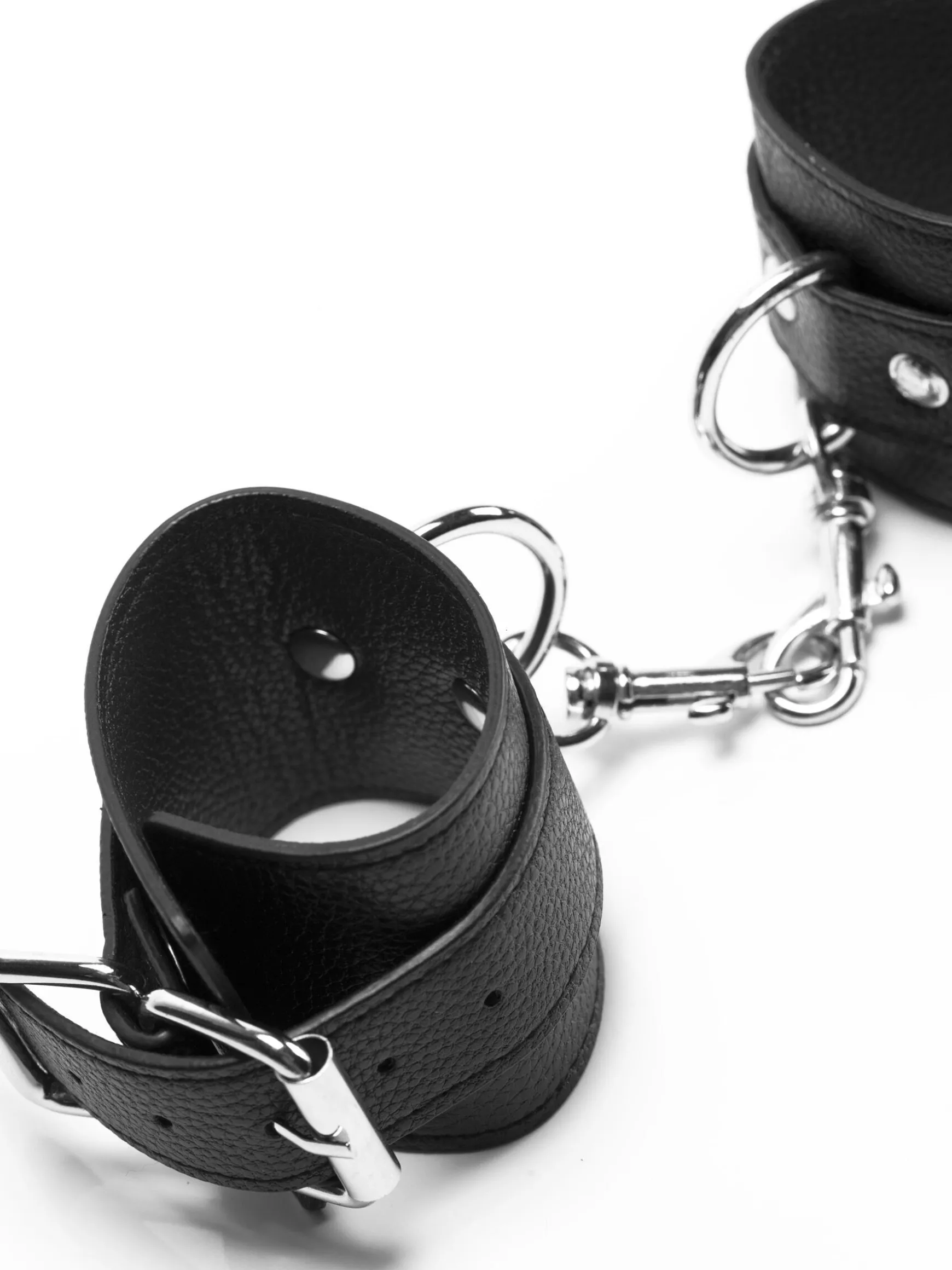 Beginners Faux Leather Buckle Handcuffs