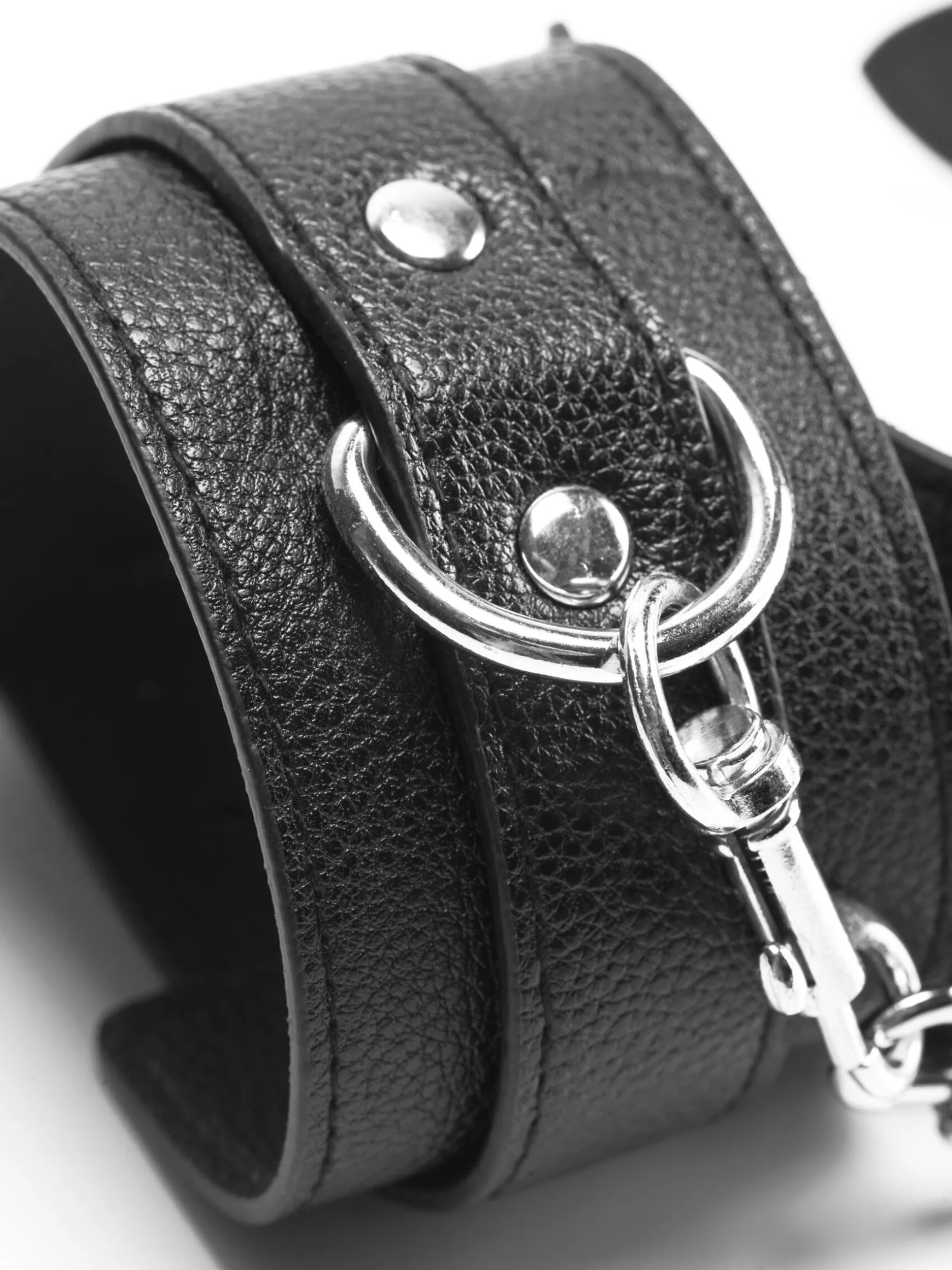 Beginners Faux Leather Buckle Handcuffs