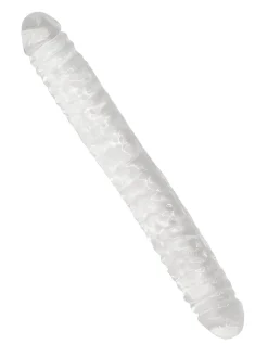 Be Proud 12 Inch Ribbed Double Ended Dildo