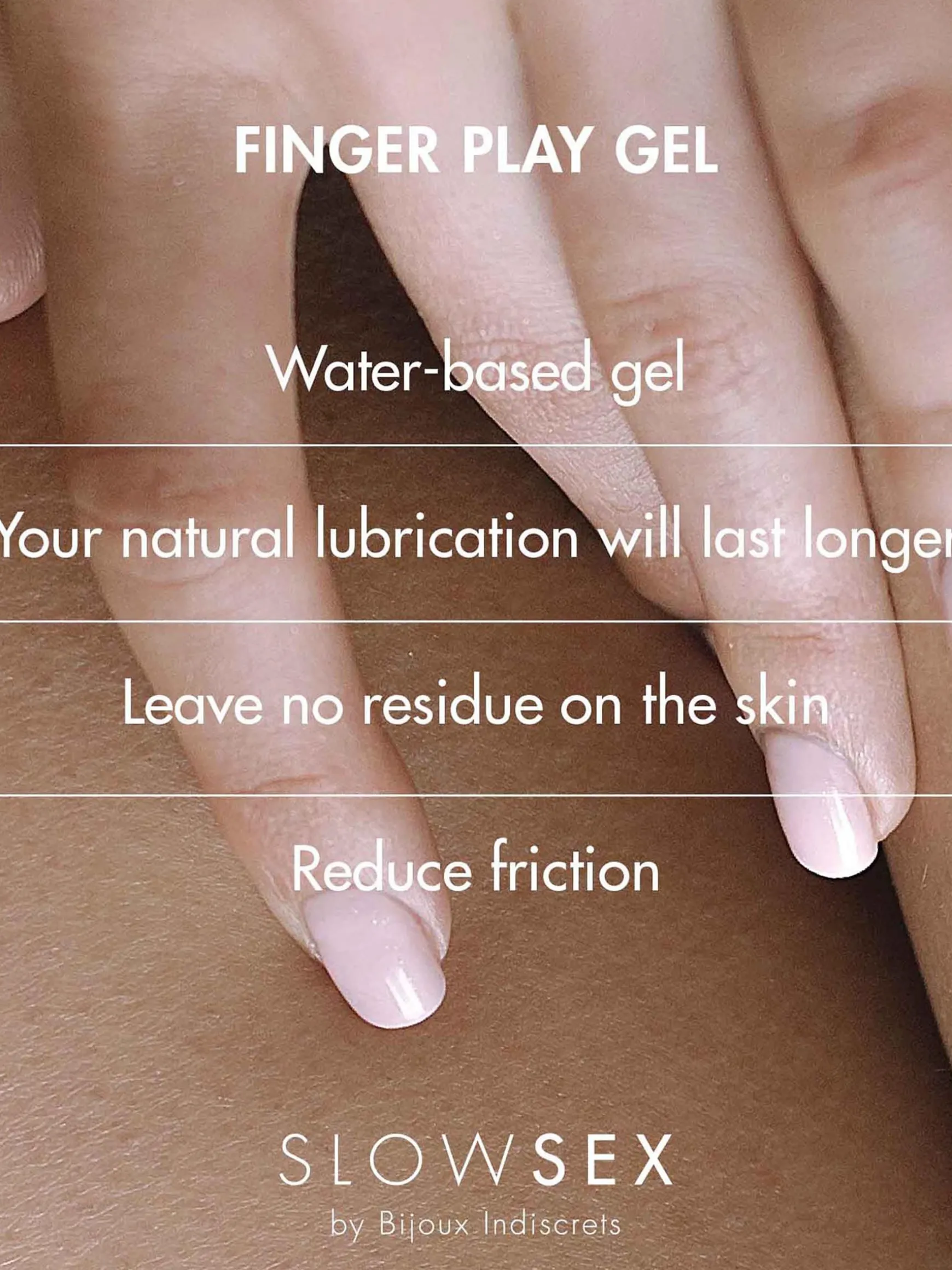 Bijoux Indiscrets Slow Sex Finger Play Gel