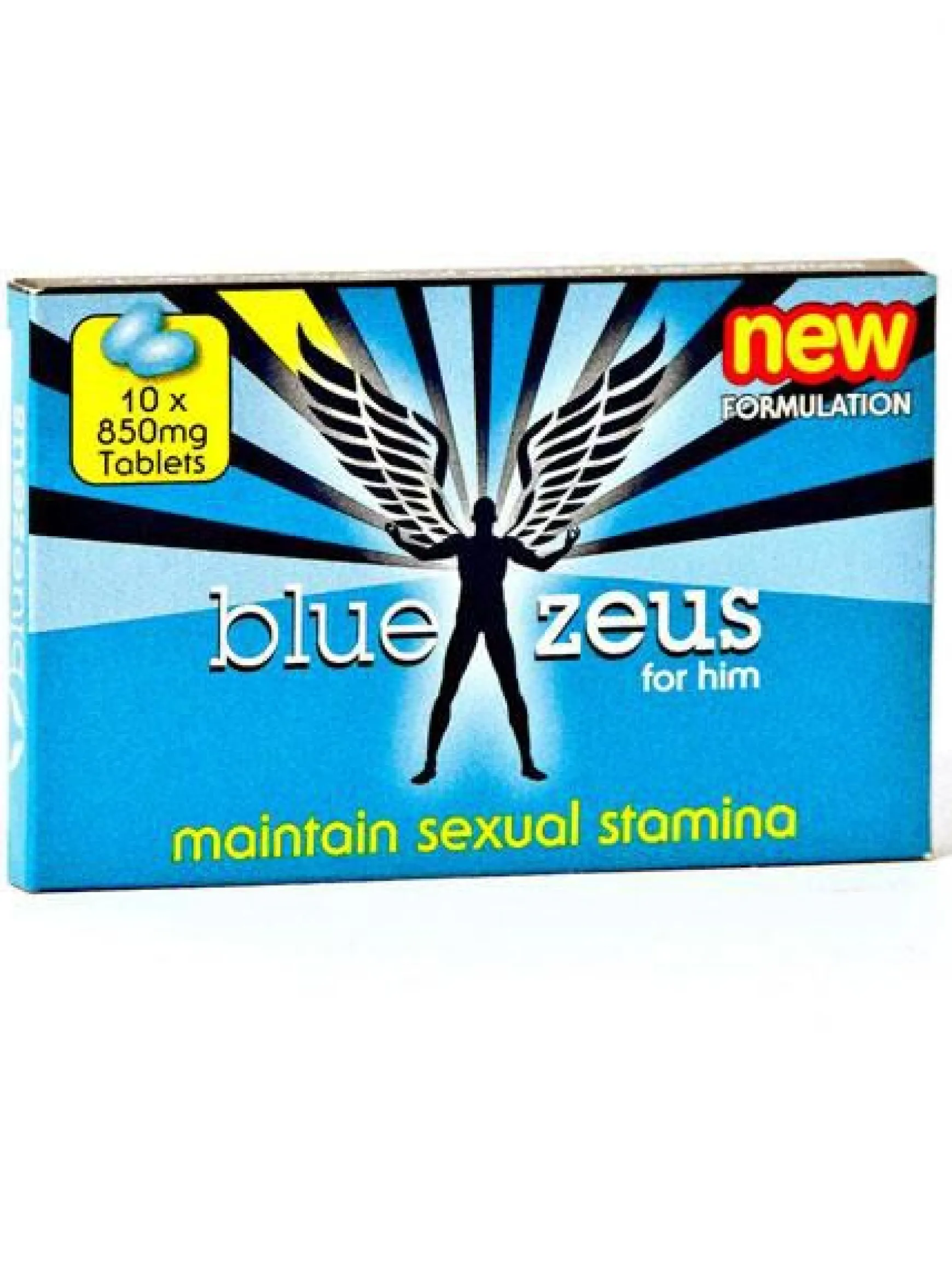 Blue Zeus Sexual Stamina Pill - 10 Pack