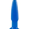 Booty Blue Beginners Butt Plug with Suction Cup Base