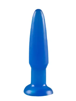 Booty Blue Beginners Butt Plug with Suction Cup Base