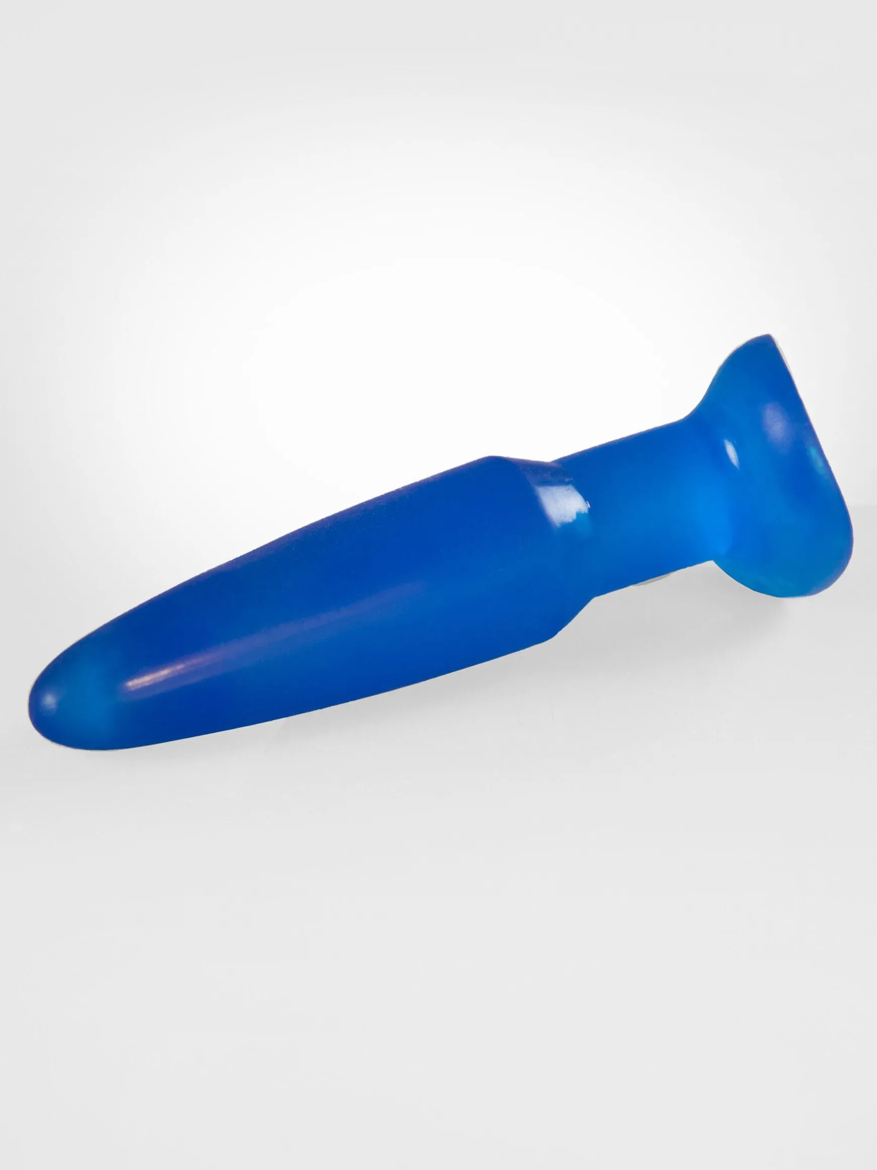 Booty Blue Beginners Butt Plug with Suction Cup Base