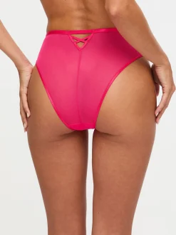 Bound By Love High Waist Brazilian - Mid Pink
