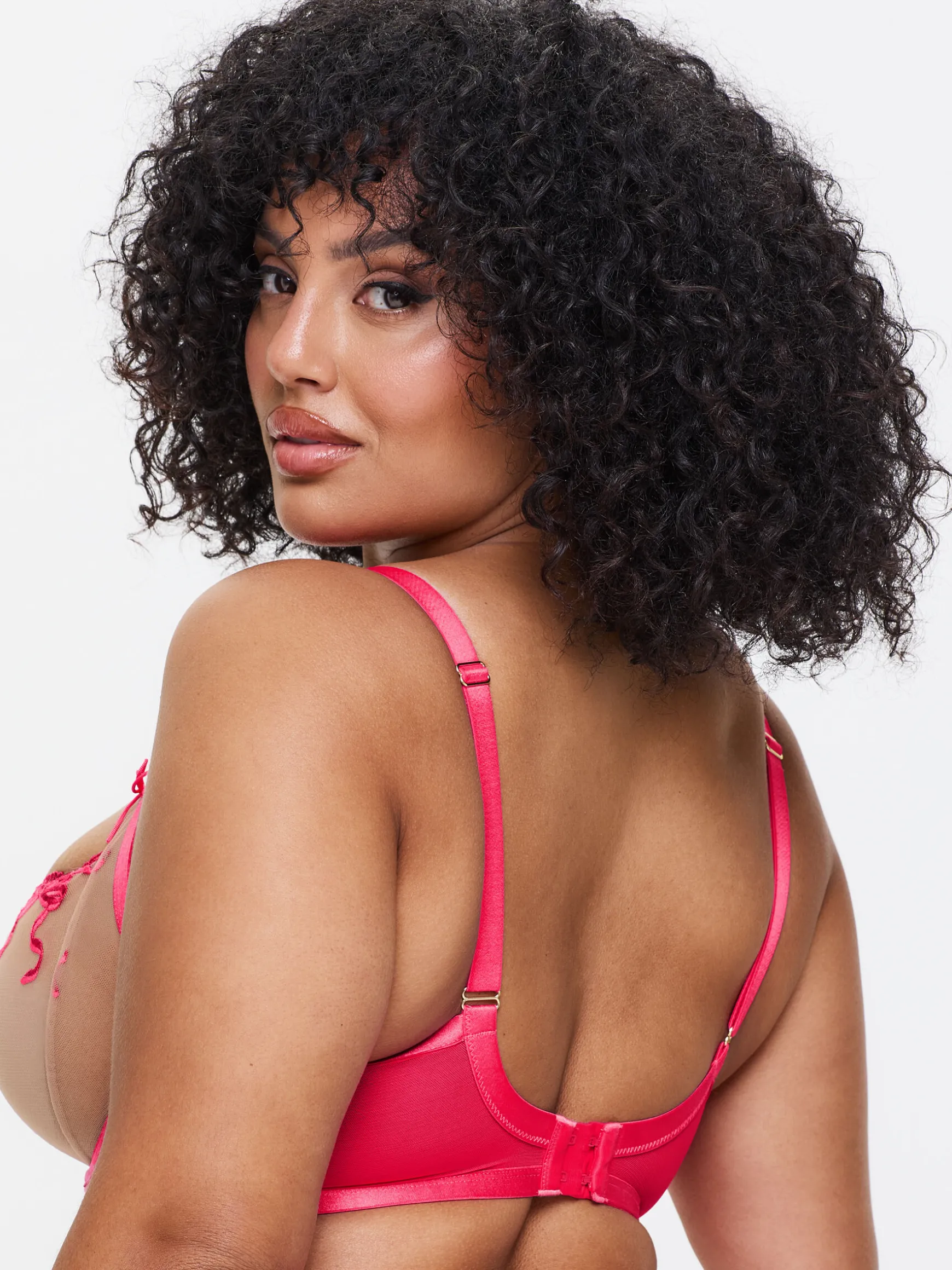 Bound By Love Non-Padded Balcony Bra - Mid Pink