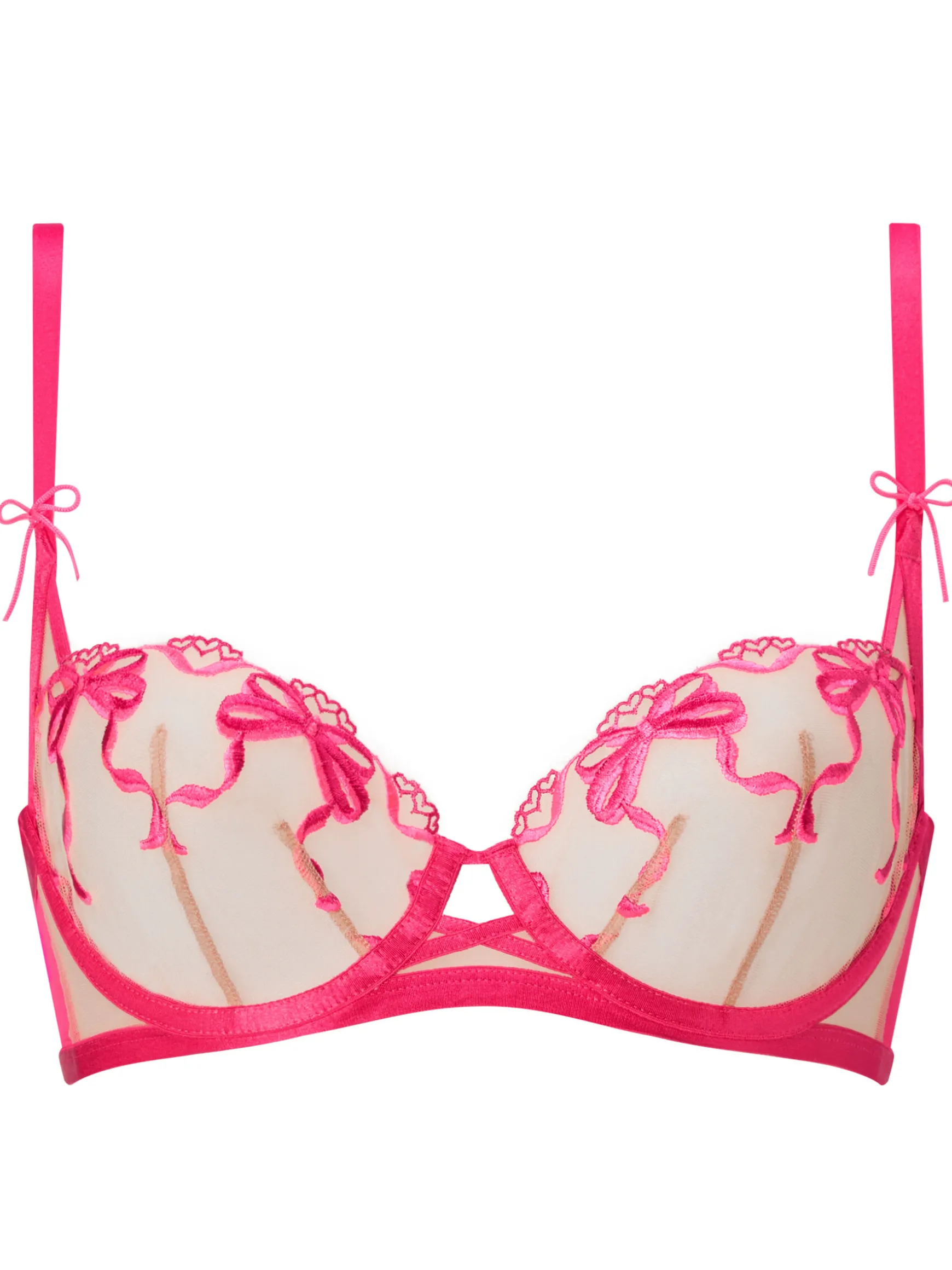 Bound By Love Non-Padded Balcony Bra - Mid Pink