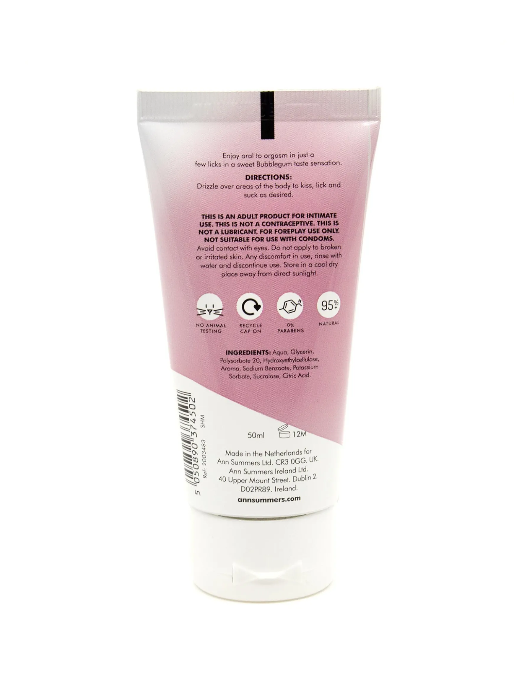 Bubblegum Flavoured Cock Lick 50ml