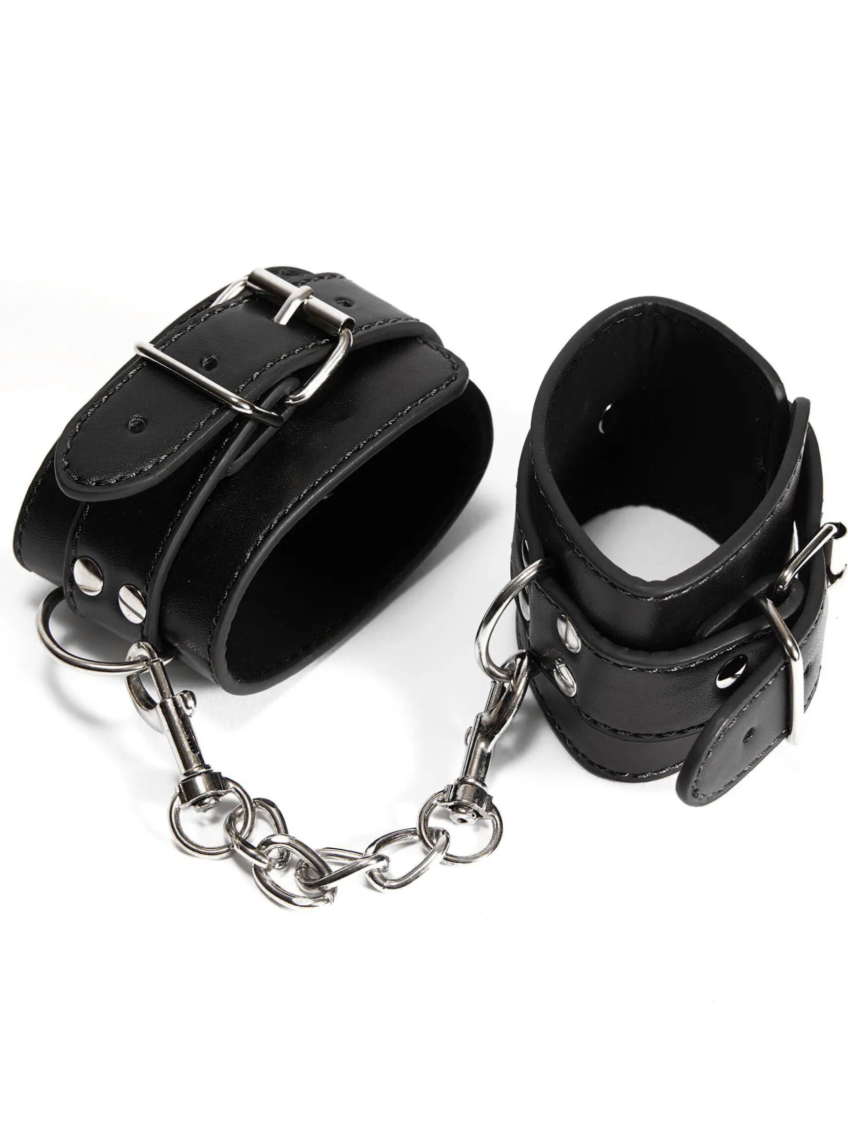 Couples Exploration Faux Leather 4 Piece Bondage Set