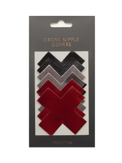Cross Nipple Covers - Pack of 3
