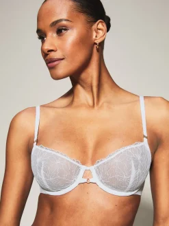 Darcie Non Padded Balcony Bra - White