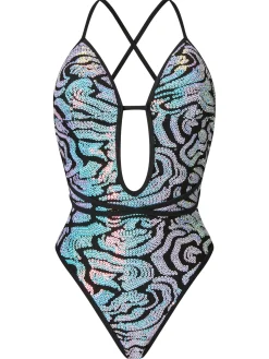 Dark Water Retreat Swimsuit - Multi