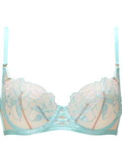 Devoted To You Non Padded Balcony Bra - Aqua