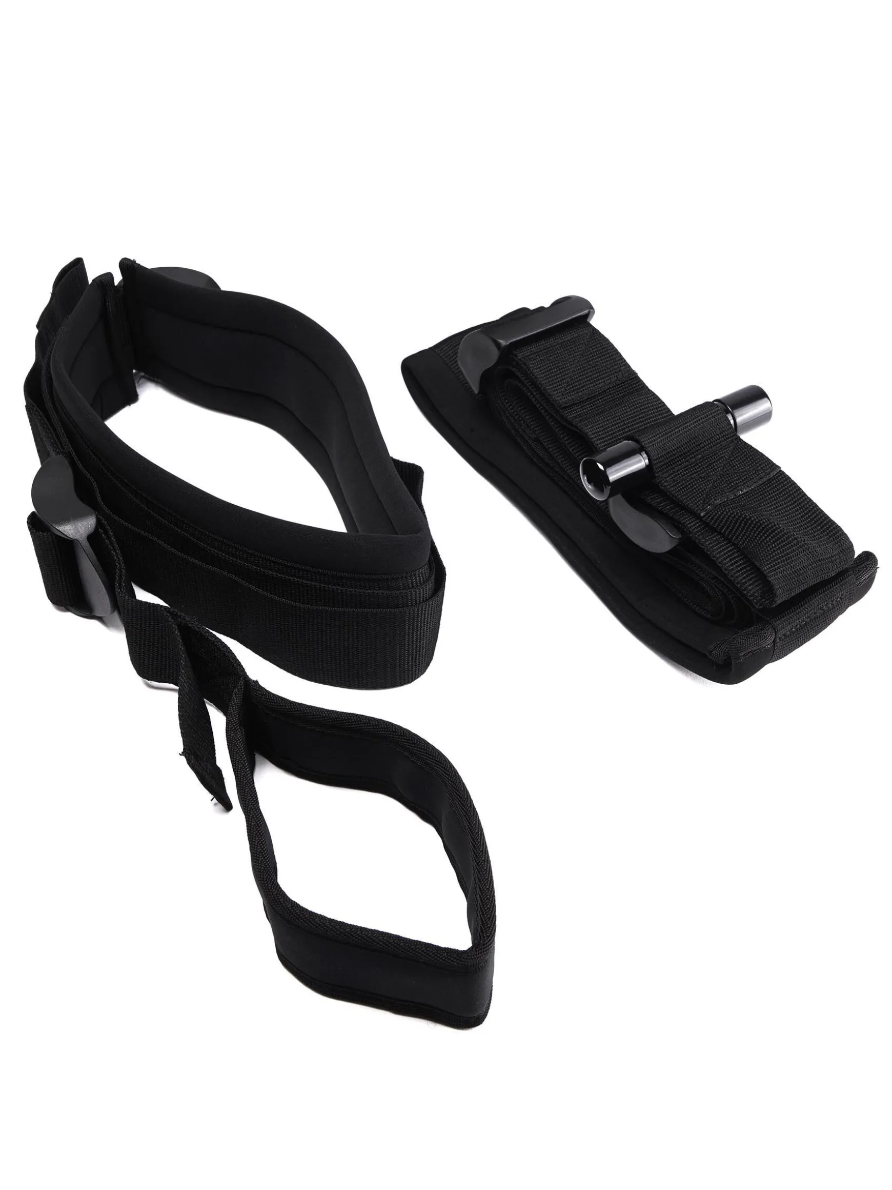 Door Jam Swing Thigh & Wrist Restraint Bondage 2 Piece Set