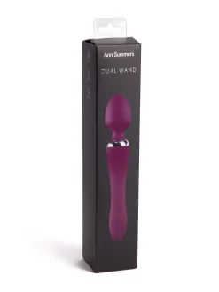 Double Ended Dual Vibrating Wand Massager
