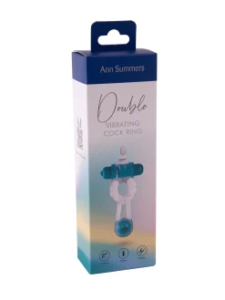 Double Vibrating Super Stretch Couples Cock Ring with Removable Bullet