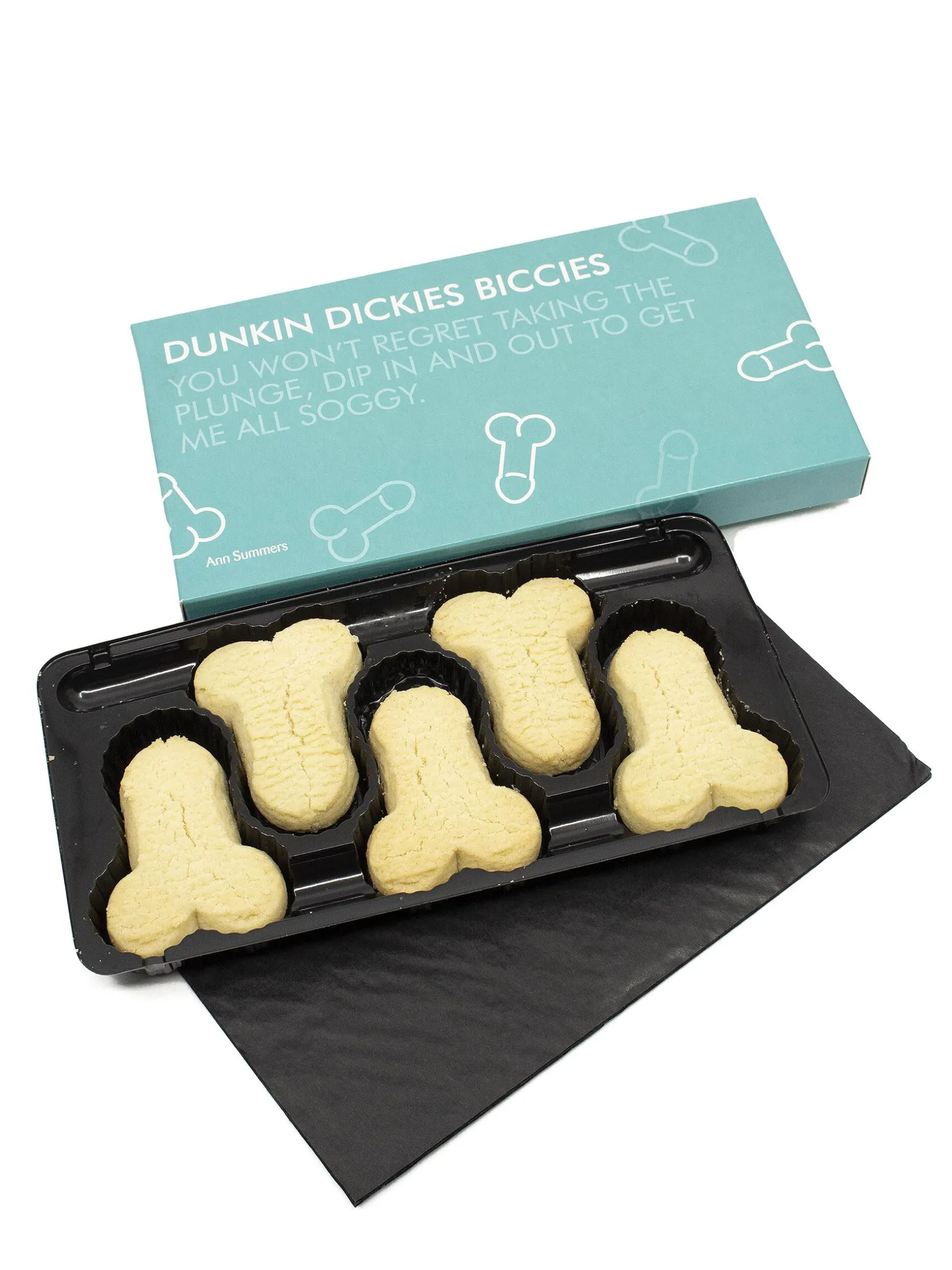 Dunkin' Dickies Shortbread Biscuits Rude Edible Sweets
