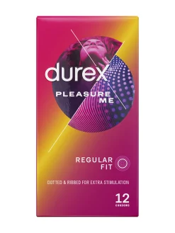 Durex Pleasure Me Condoms 12 Pack