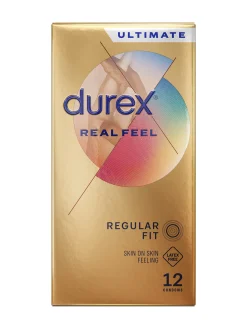 Durex Real Feel Non Latex 12 Pack Condoms