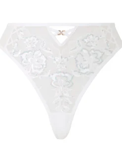 Endless Attraction Crotchless Thong - Ivory