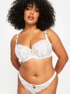 Endless Attraction Non Padded Fuller Bust Balcony Bra - Ivory
