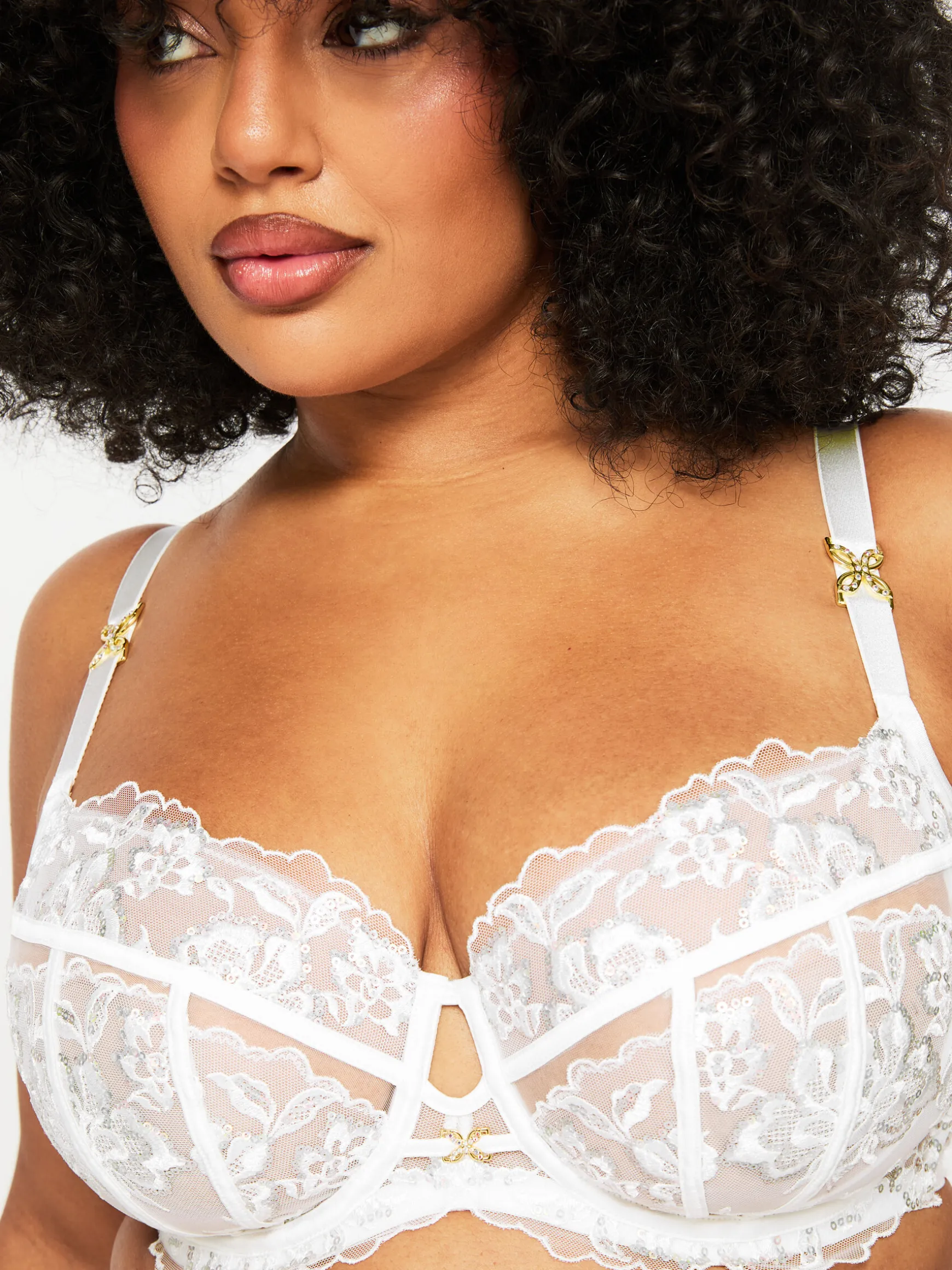 Endless Attraction Non Padded Fuller Bust Balcony Bra - Ivory