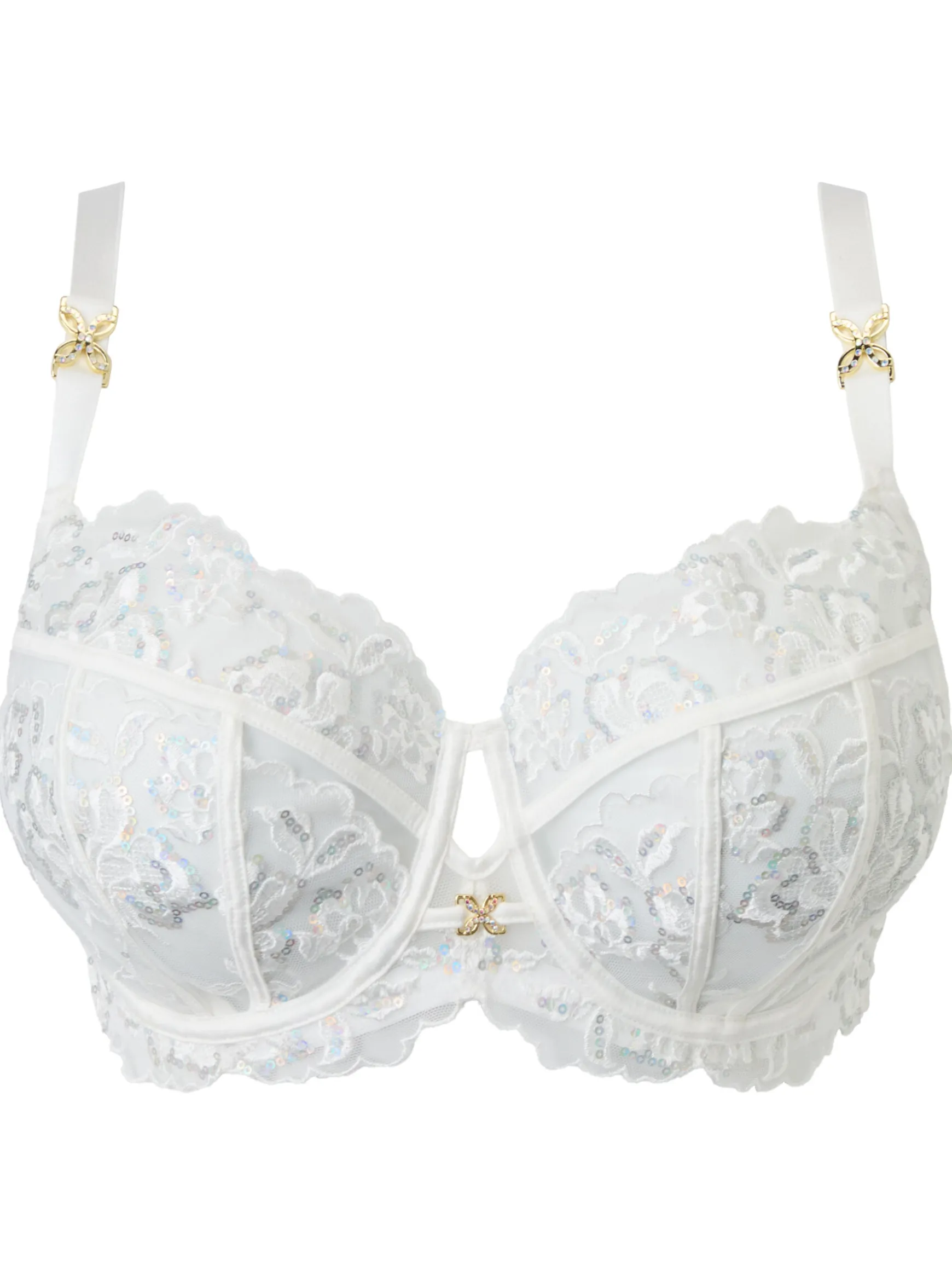 Endless Attraction Non Padded Fuller Bust Balcony Bra - Ivory
