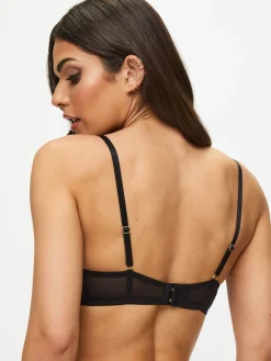 Endless Attraction Non Padded Balcony Bra - Black/Red