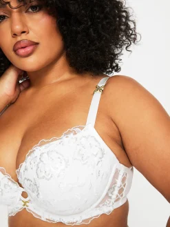 Endless Attraction Padded Plunge Bra - Ivory