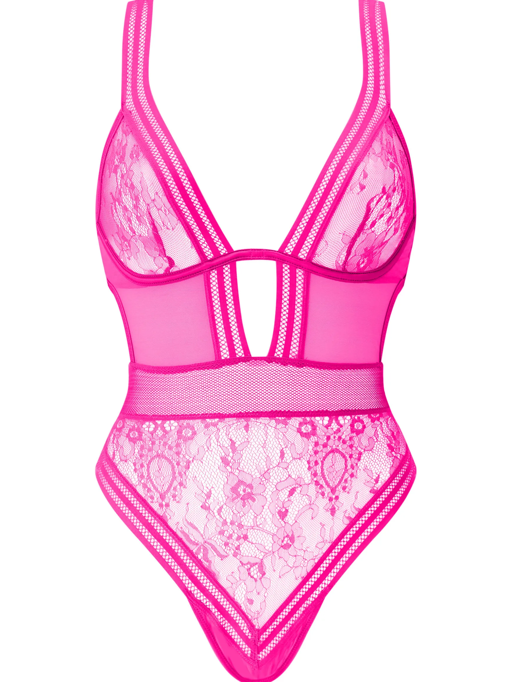 Eternal Lace Lingerie Body - Pink