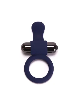 Flicker Silicone Cock Ring with Removable Bullet Vibrator