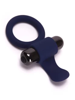 Flicker Silicone Cock Ring with Removable Bullet Vibrator