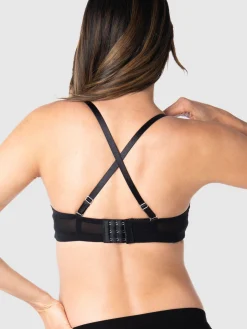 Forever Yours Nursing Bra - Black