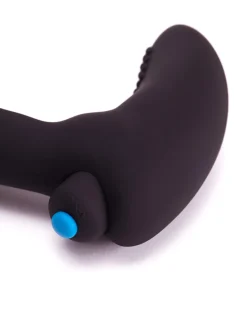 Hard Drive Silicone Prostate Massager with Removable Bullet Vibrator