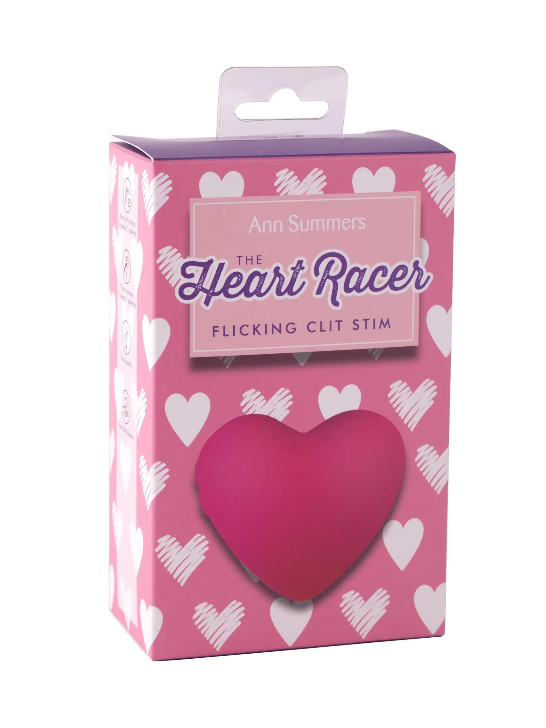 Heart Racer Flicking Tongue Clitoral Vibrator