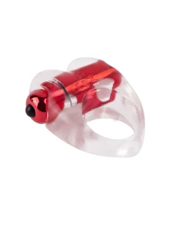 Heart Shaped Cock Ring with Removable Vibrating Bullet