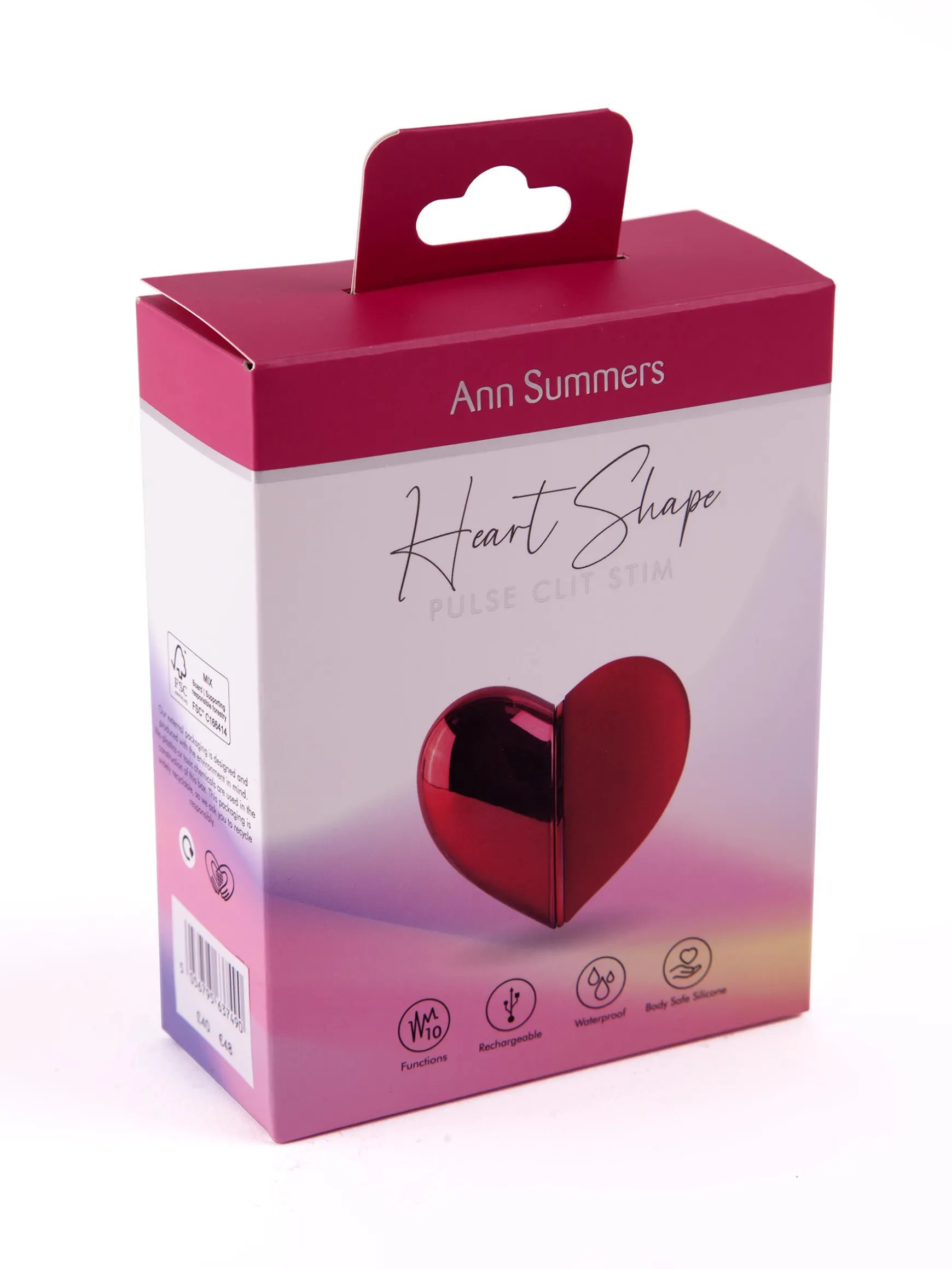 Heart Shaped Pulse Clitoral Stimulator