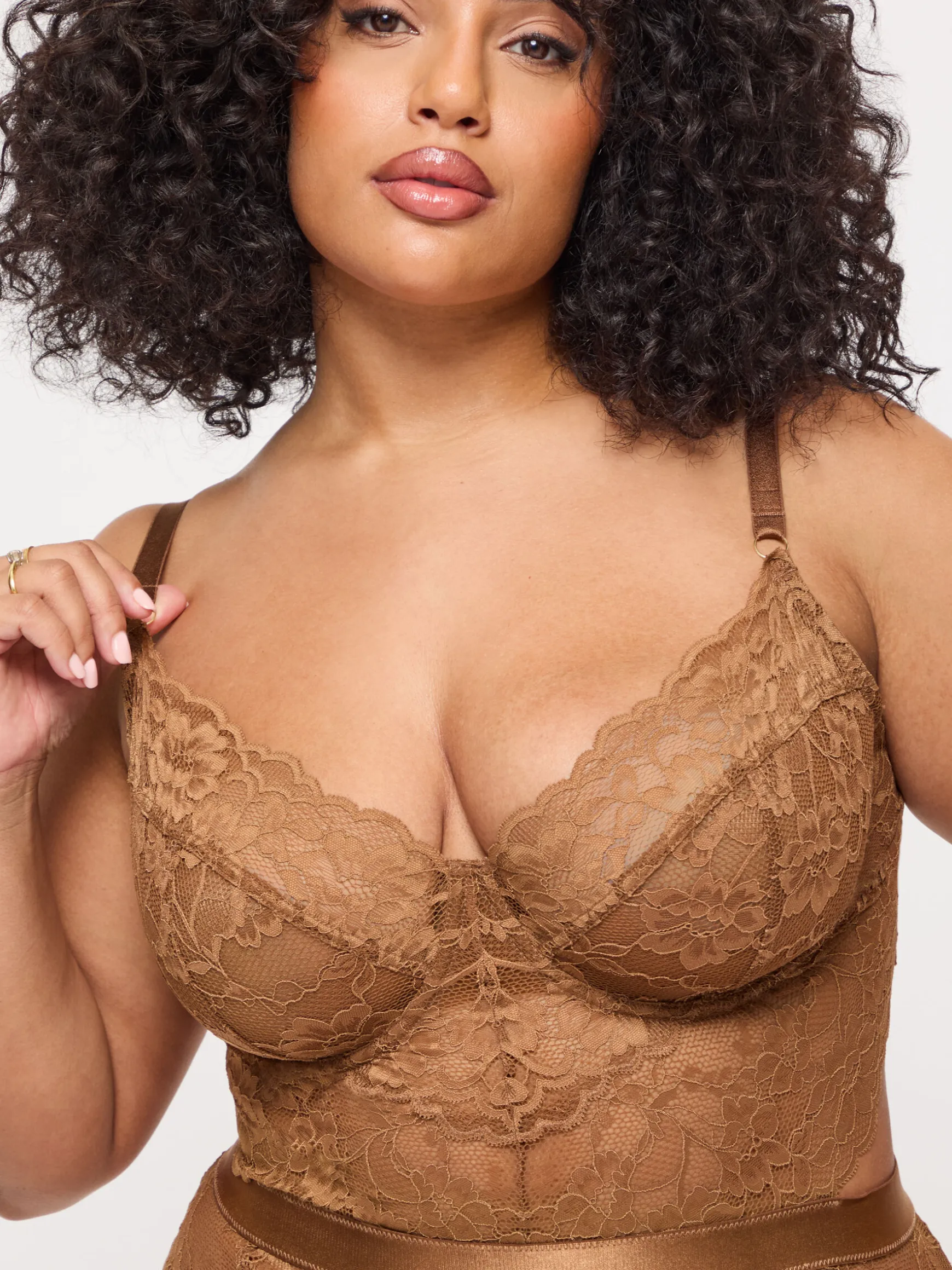 Hold Me Tight Lace Lingerie Body - Nude 03