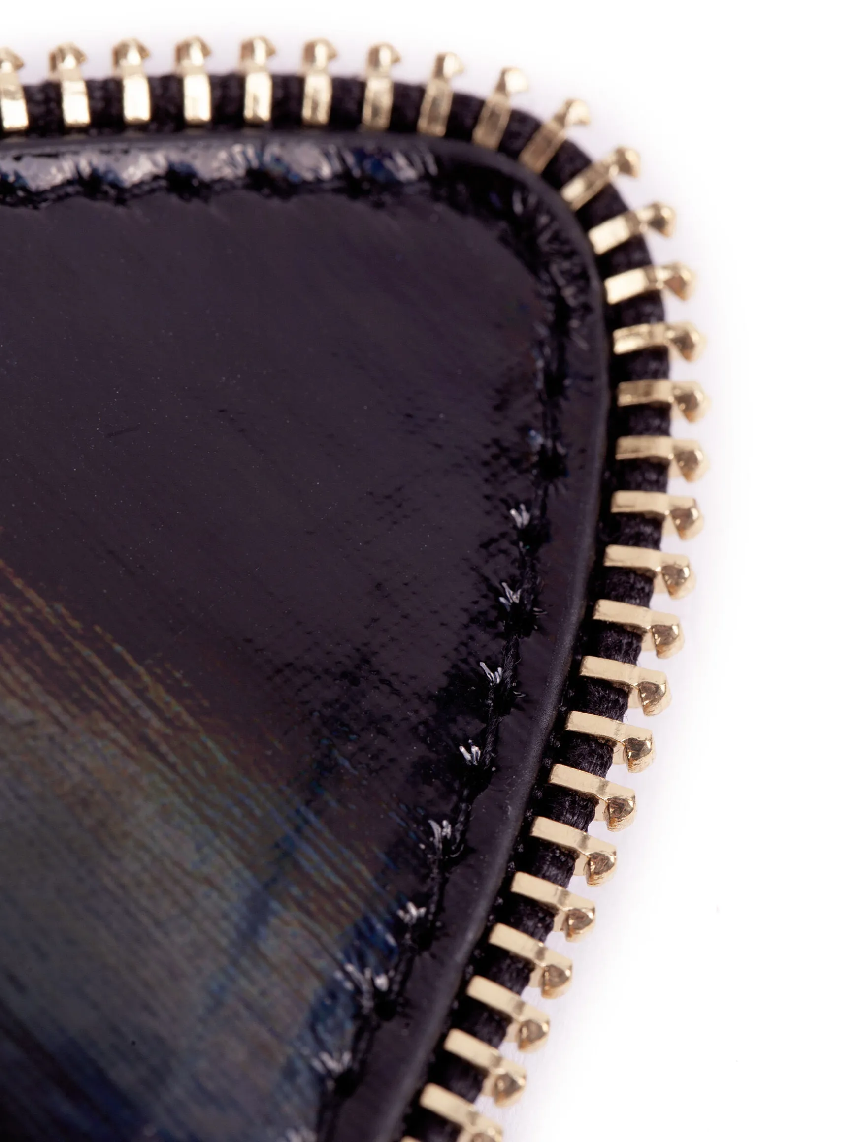 Holographic Oil Slick PU Cat Ears