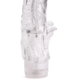 5 Inch Crystal Glitter Waterproof Jelly Vibrator